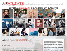 Tablet Screenshot of anrworldwide.com
